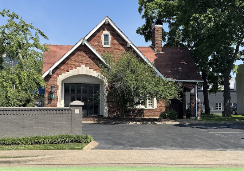 The Fire Hall on Music Row West, a 1920s brick building